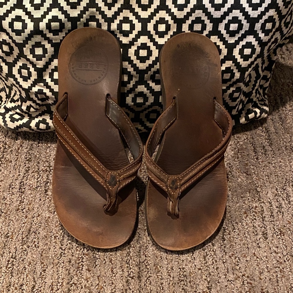 Reef Brown Sandals Size 7